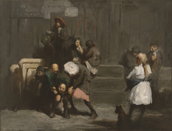 Painting entitle Kids by George Bellows 